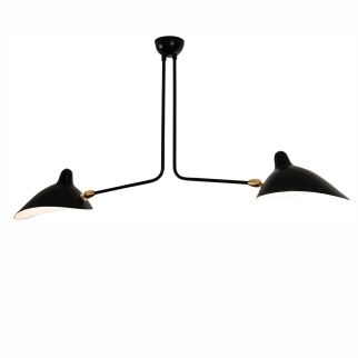 Serge Mouille Ceiling Lamp 2 Arm