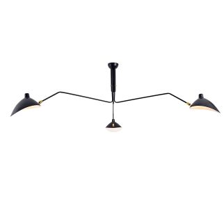 Serge Mouille Ceiling Lamp 3 Arm D160