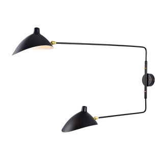 Serge Mouille Rotating Sconce 2 Arm