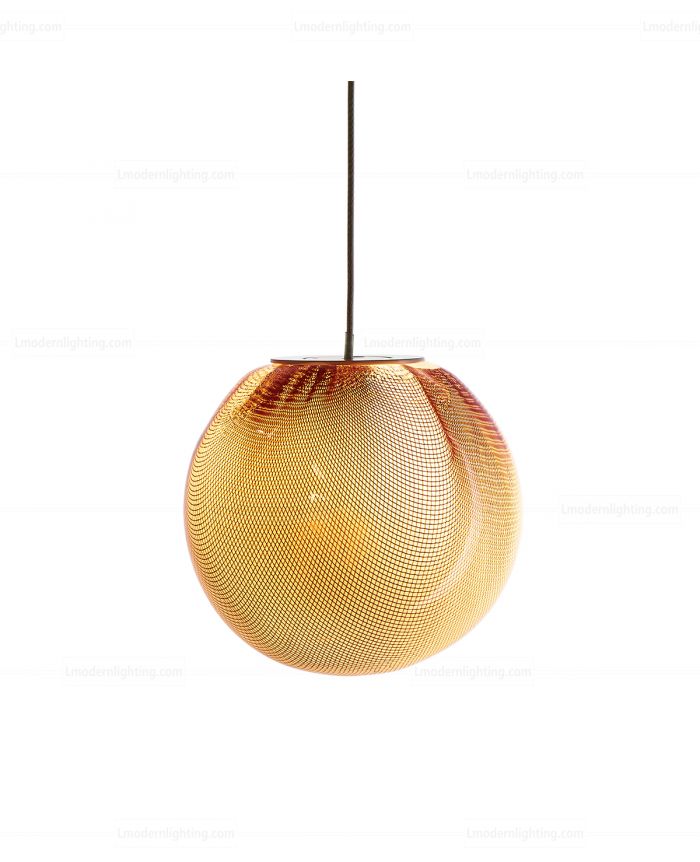 Copper mesh pendant light hotsell