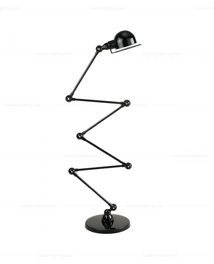 Loft Zigzag Floor Lamp, Monochrome Zig Zag Table Lamp