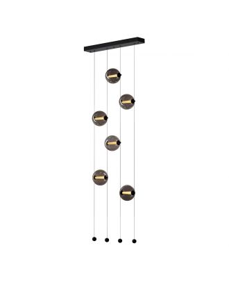 Abacus 6 Lights Ceiling-to-Floor Pendant